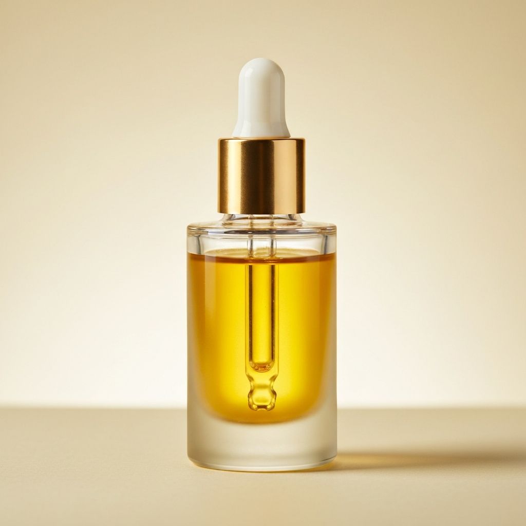 Prémium arcszérum dedikált üvegtárolóban